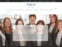 Tablet Screenshot of forumjewellers.co.uk